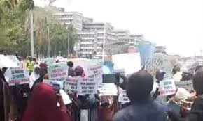 Wives of Alleged Coup Suspects Protest at National Assembly