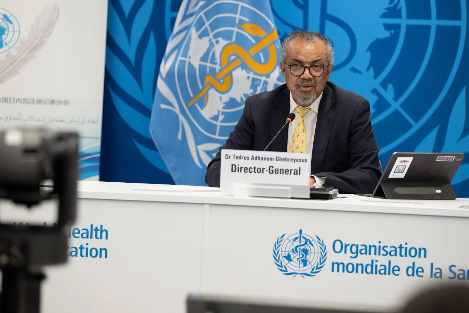 WHO Director General Ghebreyesus