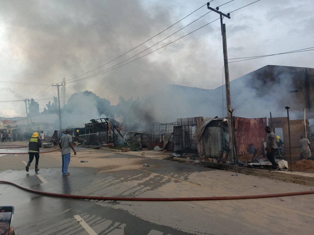 Fire in Kubwa
